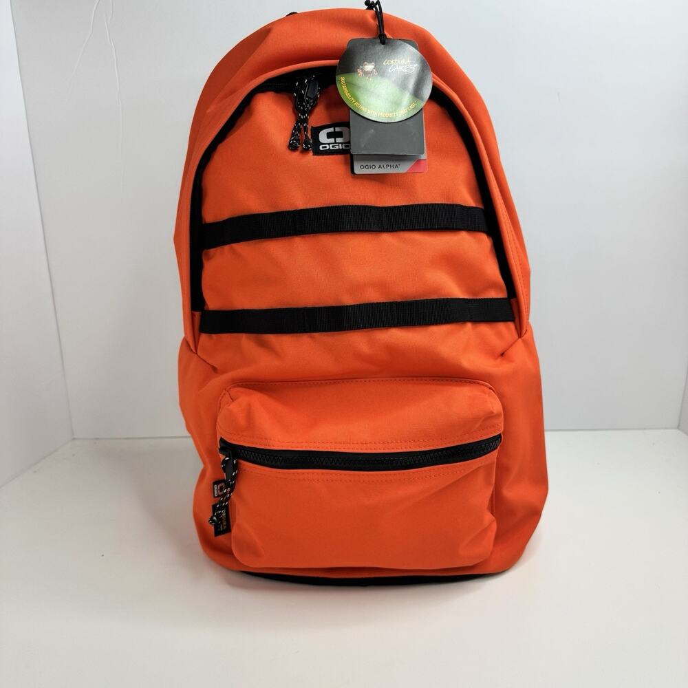 OGIO Alpha Core Convoy 120 Glow Orange Backpack 20L School College Trail Hiking